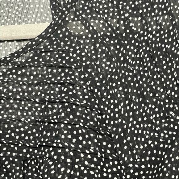 Lauren Conrad 3/4 length Sleeve Sheer Blouse- Size M - Picture 4 of 6